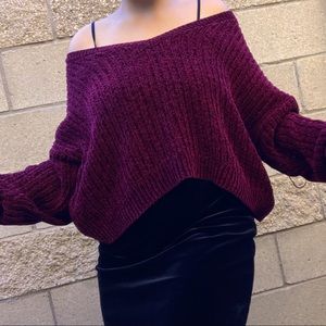 ❥Burgundy Arizona jeanCo. Soft knit sweater❥